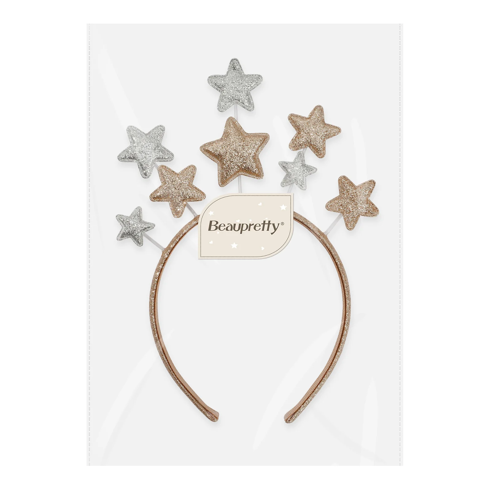 Атмосвариваемая повязка на голову со сверкающими звездами блестящий головной