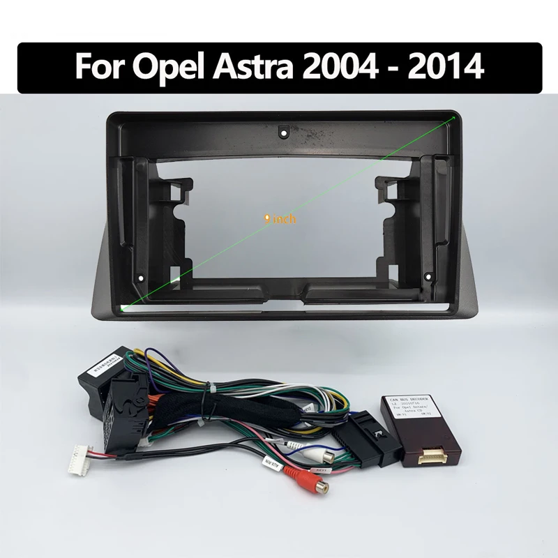 

2din 9 inch Android Car For Opel Astra 2004- 2014 Dash Panel Frame Trim Insta Multimedia player llation Kit Canbus Cable
