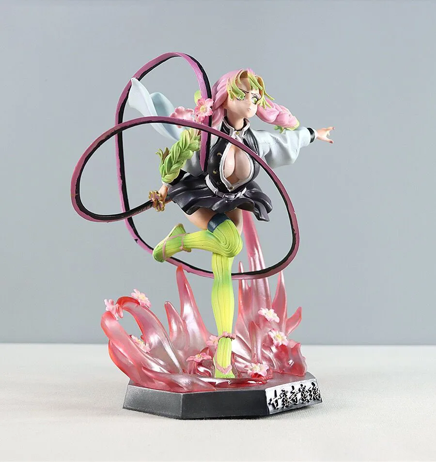 

NEW Demon Slayer Anime Figure Kanroji Mitsuri Figure Kochou Shinobu Action Figure Kamado Nezuko Kimetsu no Yaiba Figurine Toys