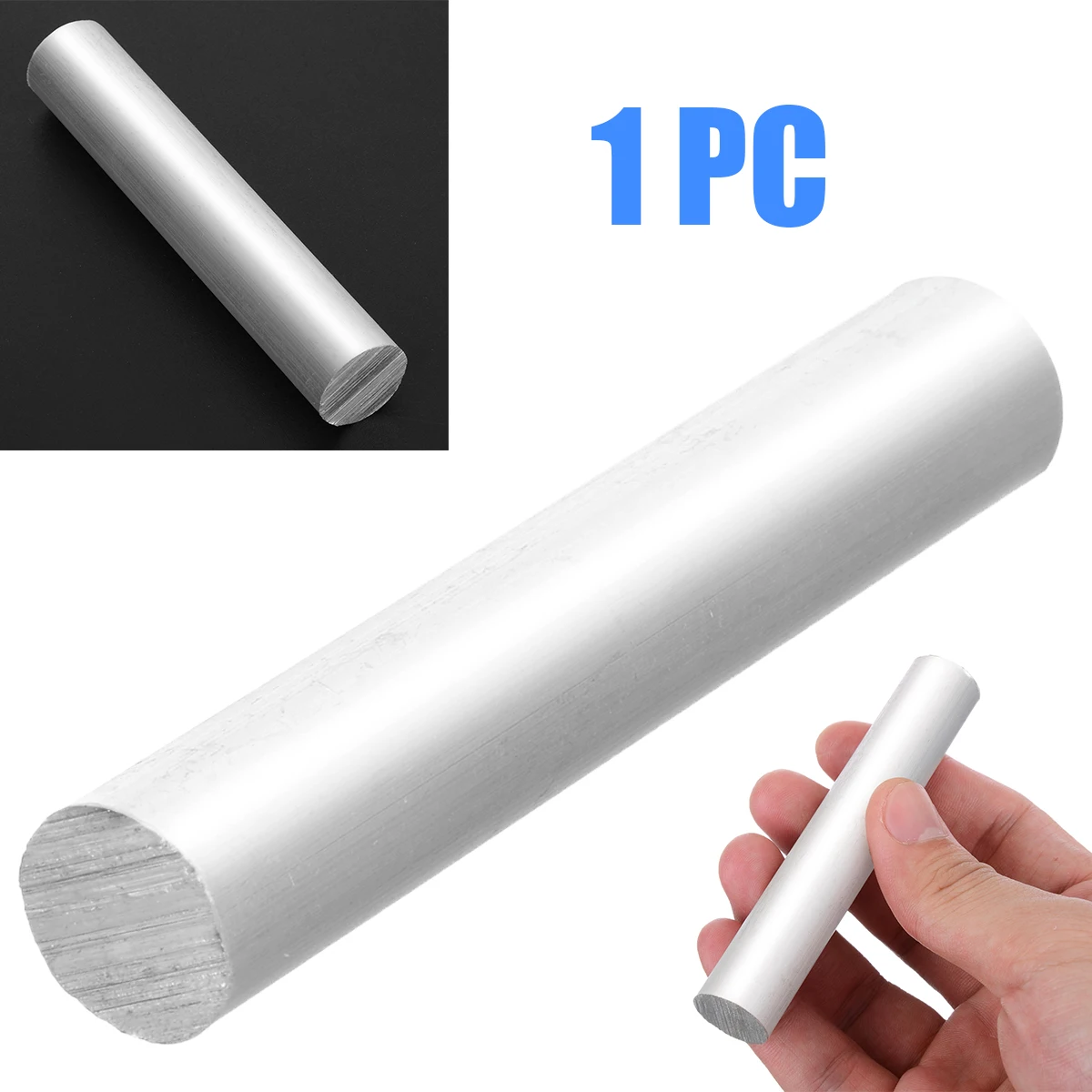 

1PC 16mm x 9cm Magnesium Metal Rod High Purity 99.99% Magnesium Bar Welding Rods Tools Welding Supplies Accessories