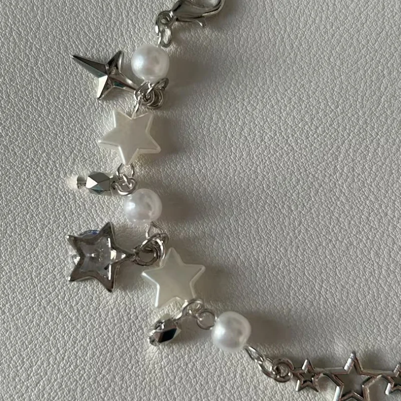 Y2K Симпатичные браслеты со звездой и луной дружба идеи подарков подвески из