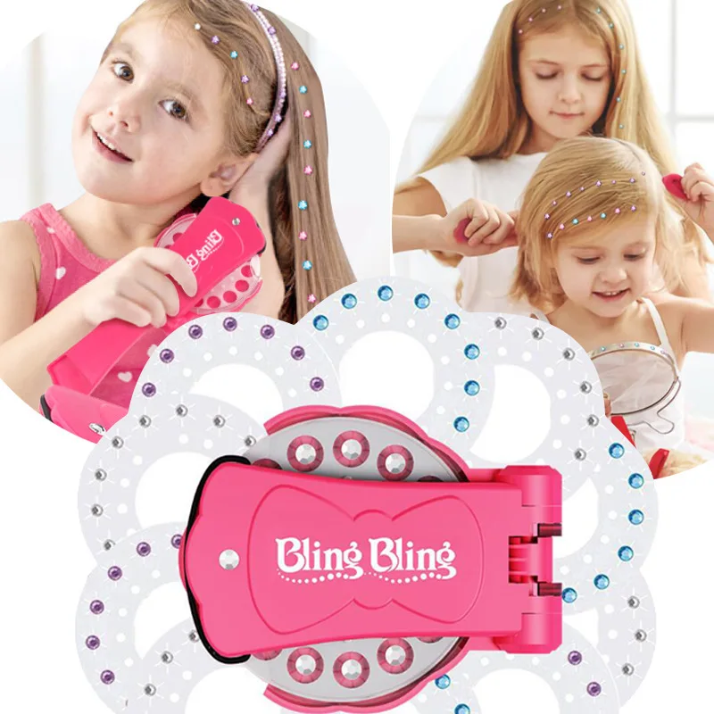 

180 Gems Kit Blingers Deluxe Set Blinger Hair Gems Decoration Deluxe Set, Glam Collection, Comes with Glam Styling Tool