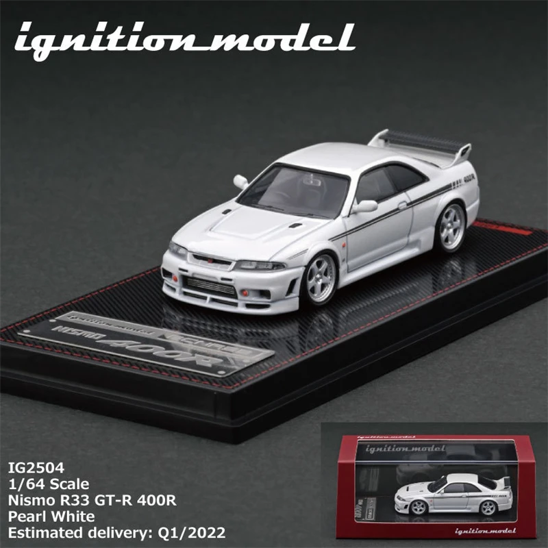 

**Pre-Order**IG 1:64 Nismo R33 GT-R 400R Pearl White Model Car