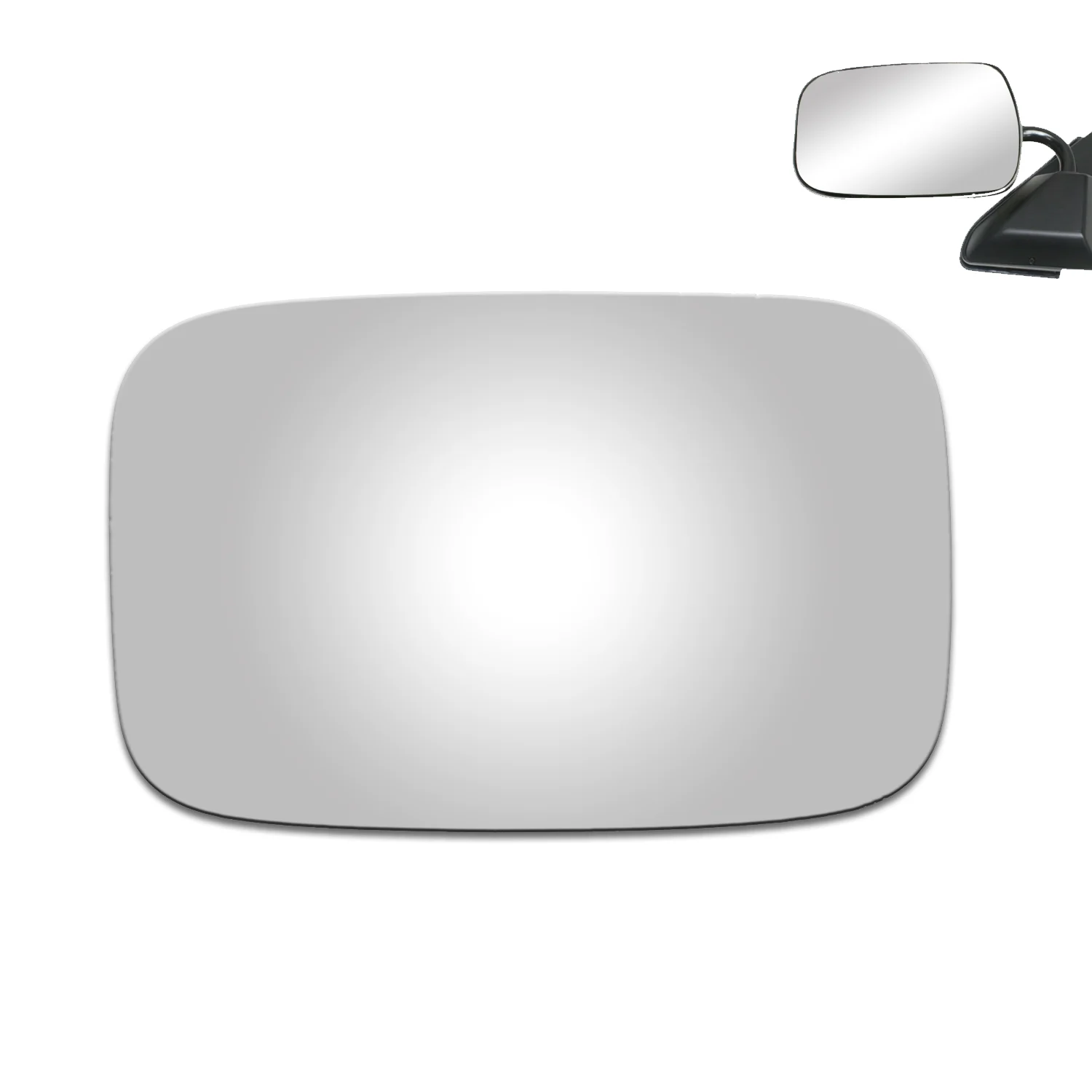 

Mirror Glass Replacement For 1988-1999 Chevy C1500 C2500 C3500 GMC C1500 C2500 C3500 Passenger Right Side RH