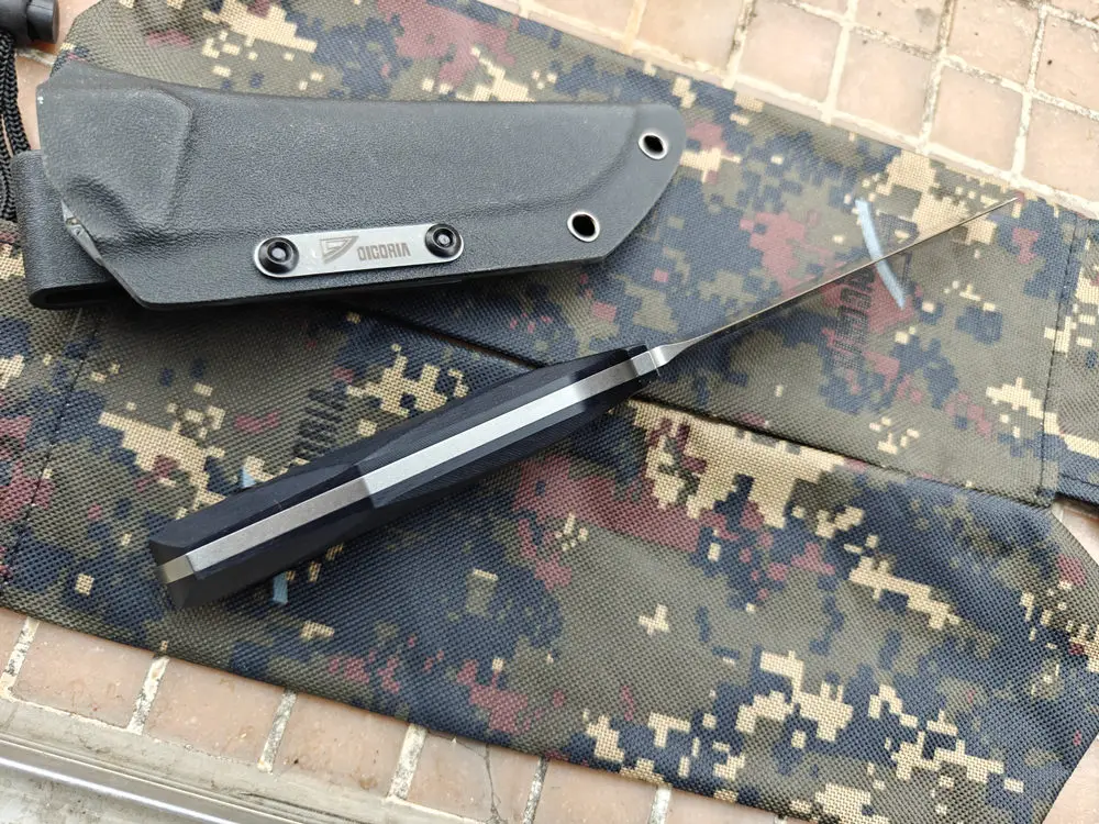 Фото DICORIA BonFire Real 10Cr15MoVCo сталь G10 ручка нож с фиксированным лезвием тактический охотничий кемпинг рыбайня открытый EDC инструмент для выживания №3