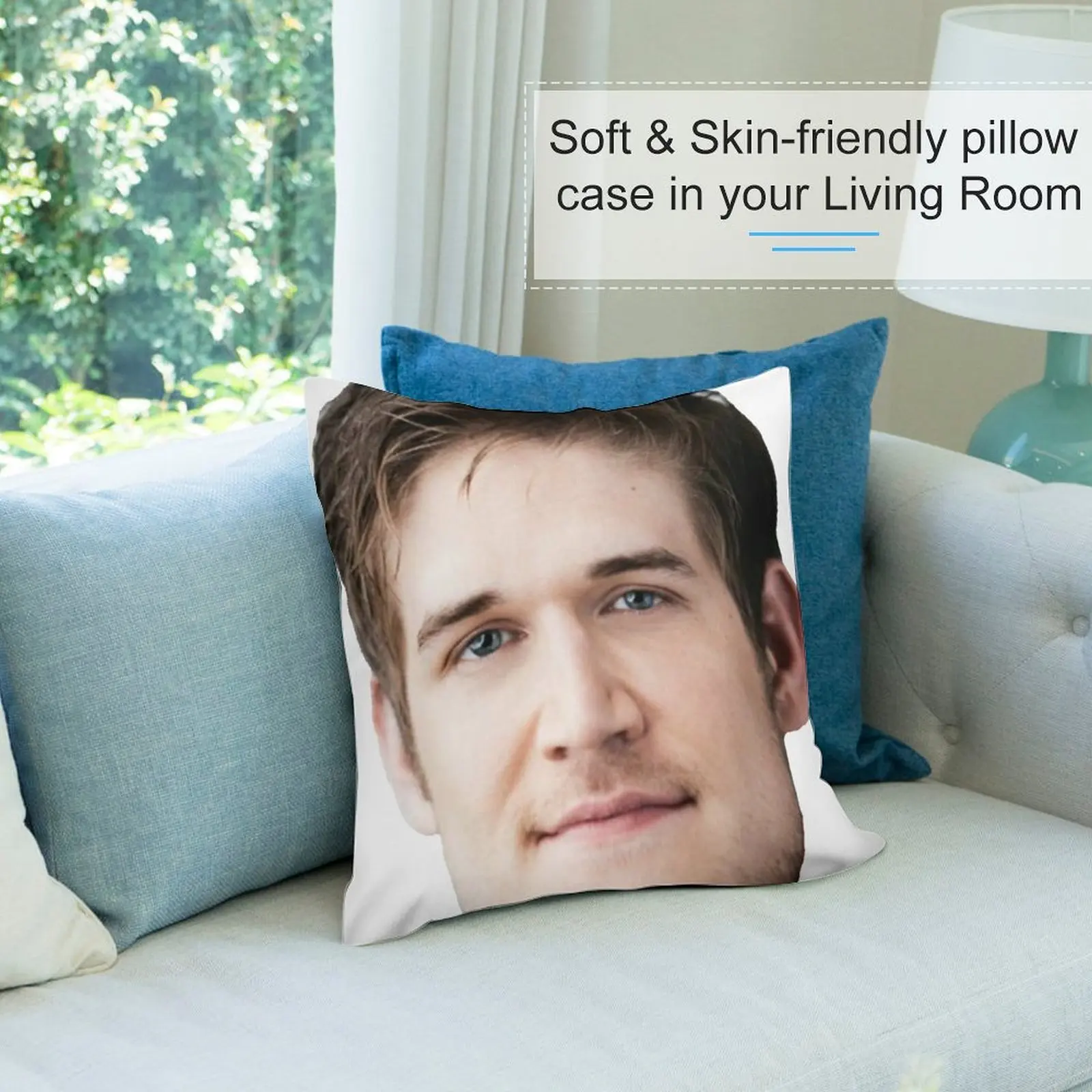 Декоративная подушка с головой бухэма диванная рождественские украшения 2025 г.