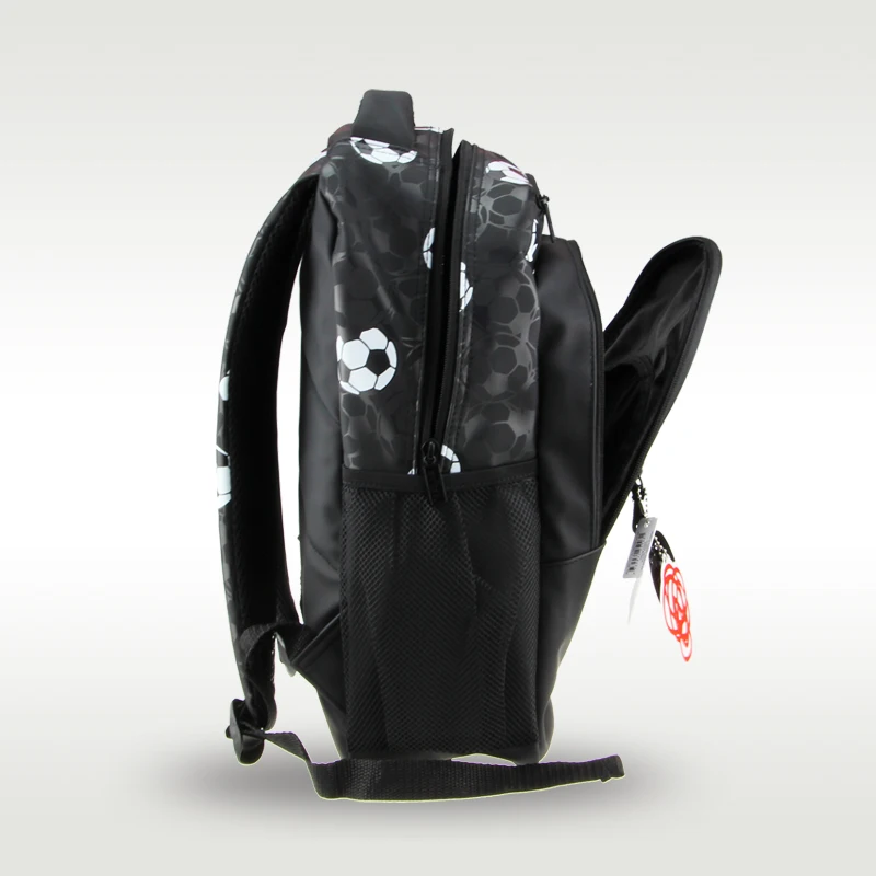 Australia Original Smiggle Children's Schoolbag Boys Pupil Backpack Big White Football 7-12 Years Old Waterproof 16 Inches