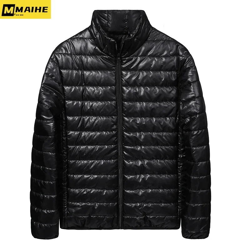 Осенне-зимняя стандартная Мужская куртка модная короткая тонкая облегающая для