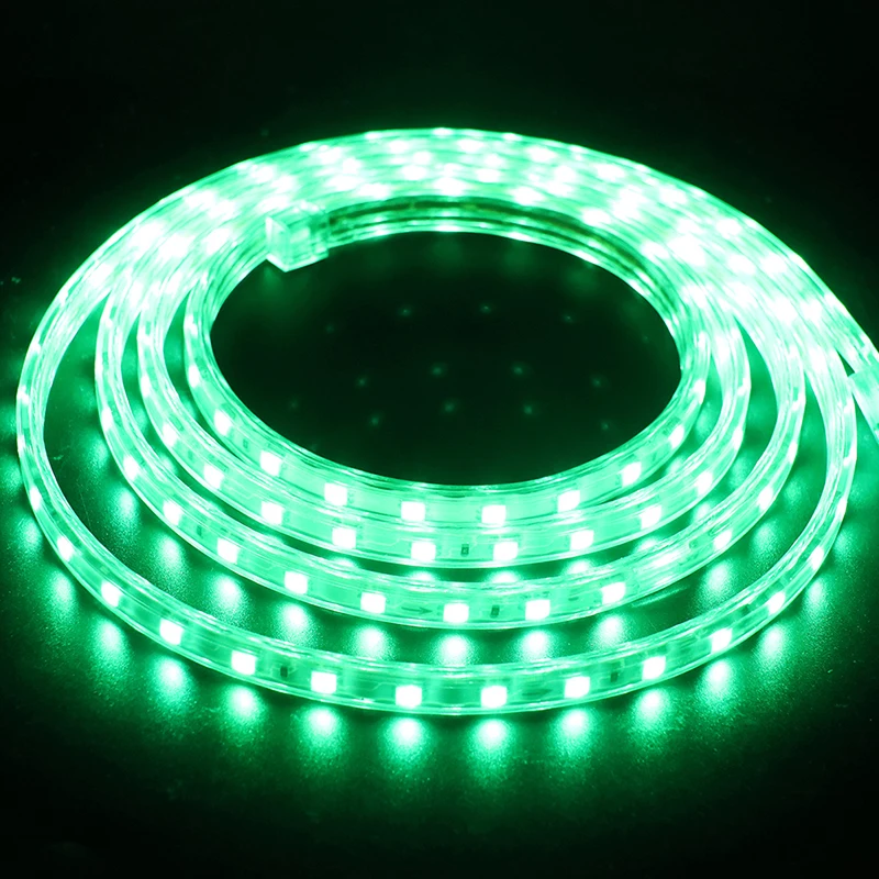 GAHADA Светодиодная лента 220В 60leds/м IP67 водонепроницаемая RGB