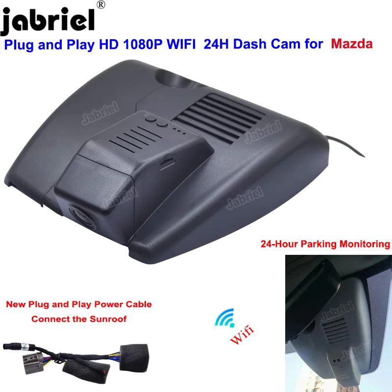 Plug and Play HD 1080P Wifi Car DVR Dash Cam for Mazda CX 5 KF CX 4 CX5 CX4 2018 2019 2020 2021 2022 Video Recorder Cameras 24H Plug and Play HD 1080P Wifi Car DVR Dash Cam for Mazda CX 5 KF CX 4 CX5 CX4 2018 2019 2020 2021 2022 Video Recorder Cameras 24H