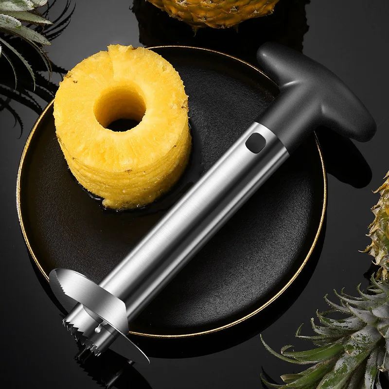 Stainless Steel Pineapple Slicers Spiral Knife Peeler Home Kitchen Fruit Platter Universal Corer Tool Restaurant Accessories