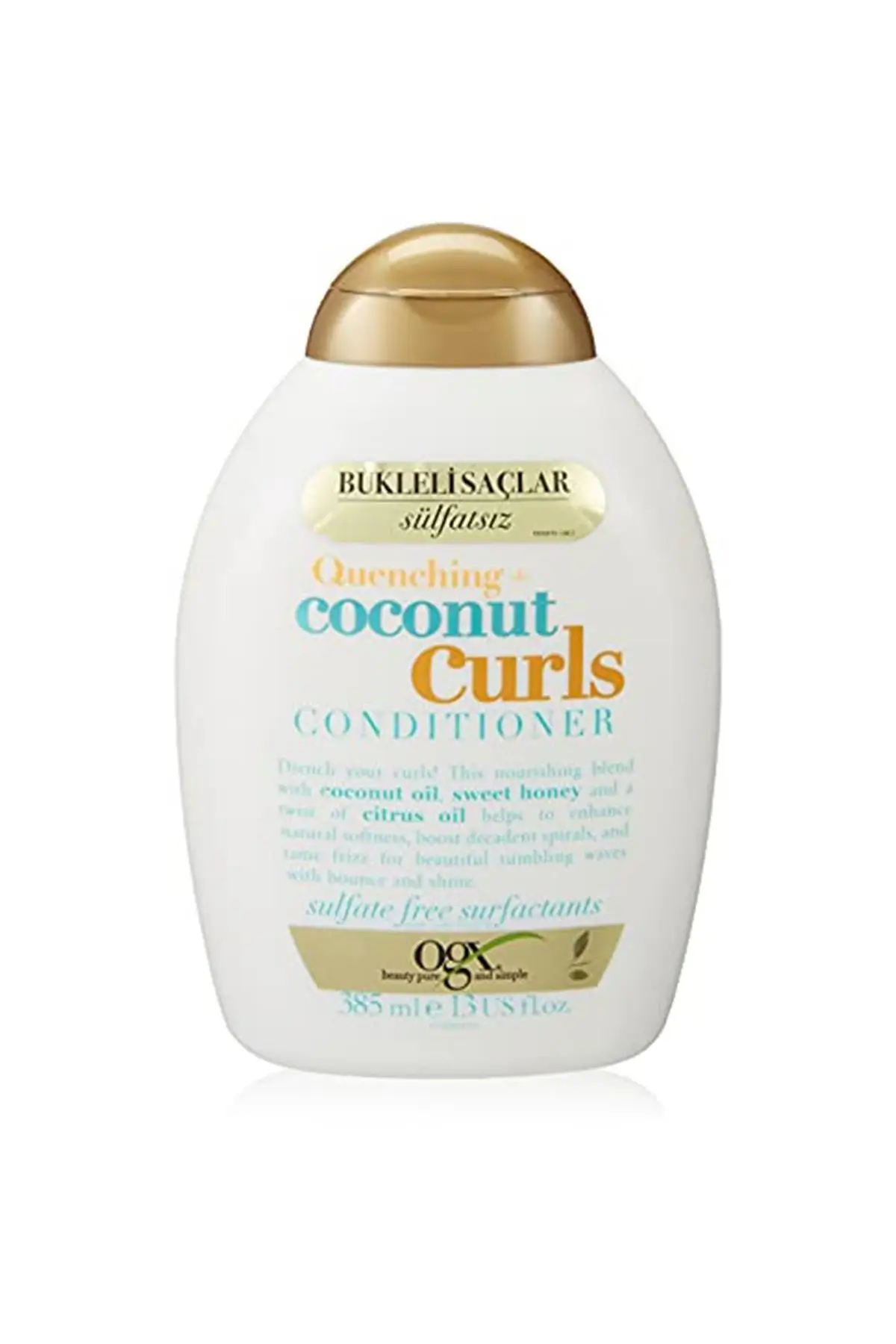 Brand: Ogx Curling Hair For Moisturizing Coconut Curls Care Cream, 385 Ml Category: Hair Conditioner
Brand: Ogx Curling Hair For Moisturizing Coconut Curls Care Cream, 385 Ml Category: Hair Conditioner