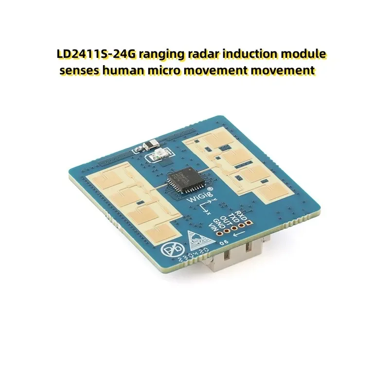LD2411S-24G радарный индукционный модуль дальности чувствует микродвижение человека