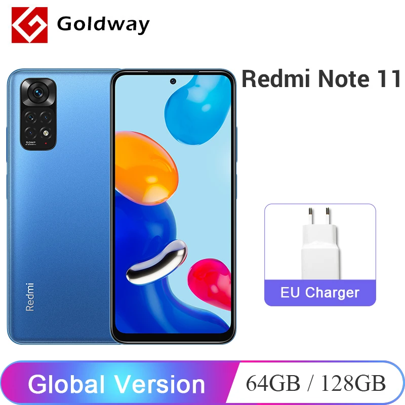 Глобальная версия Xiaomi Redmi Note 11 64 Гб / 128 Смартфон Snapdragon 680 90Гц AMOLED DotDisplay 50Мп Четыре