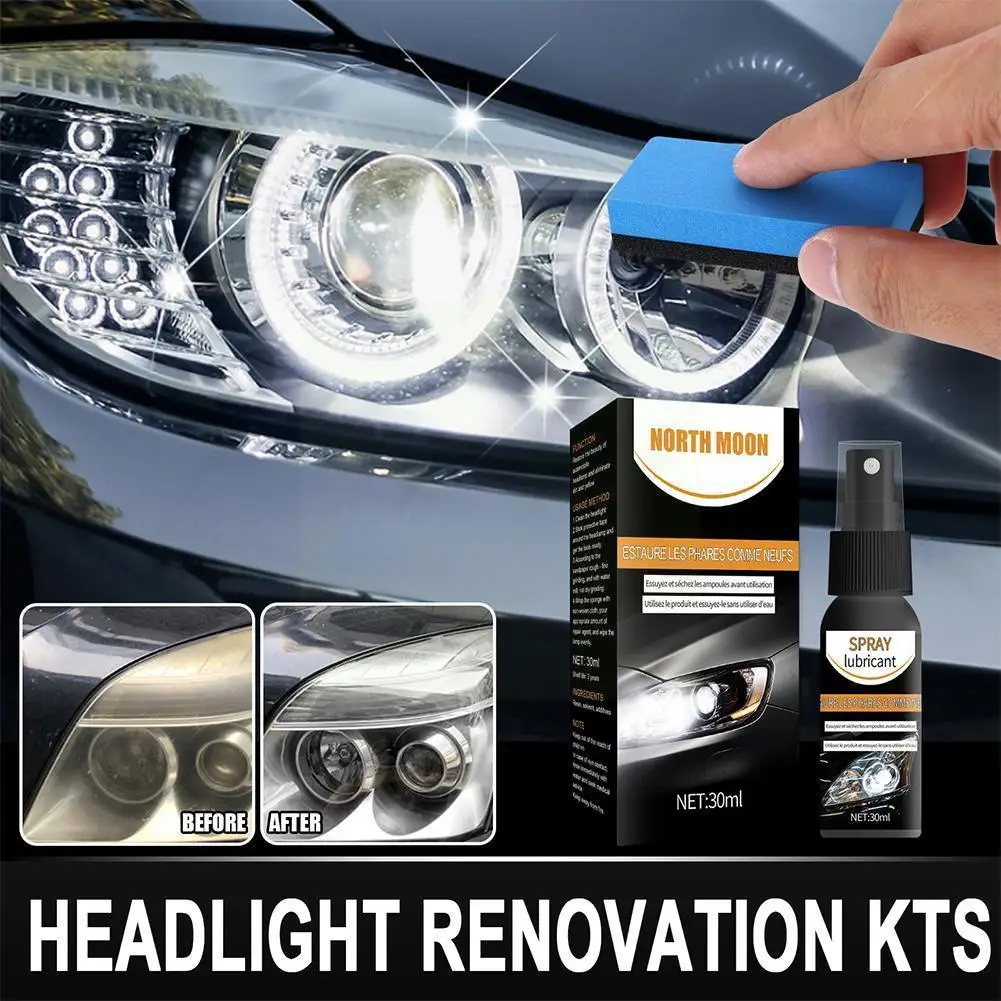 

30ml Car Headlight Repair Fluid Scratch Remove Refurbishment Polishing Oxidation Light Car Restoration Coating Repair B9Z0