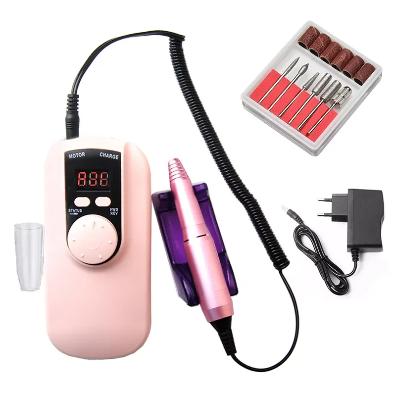

NEW2023 35000RPM Rechargeable Nail Drill Machine Portable Nail Drill Manicure Drill Salon Nail Drill Professional Nail Drill Mac