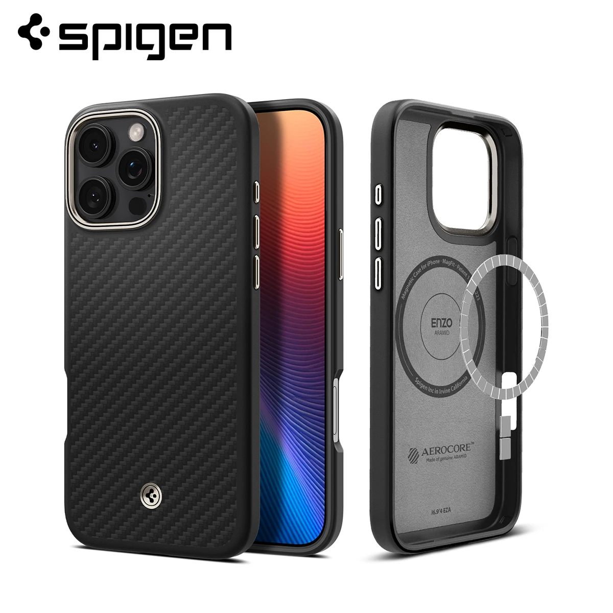 Spigen Enzo Aramid MagFit Magsafe чехол для iPhone 16 Pro Max /