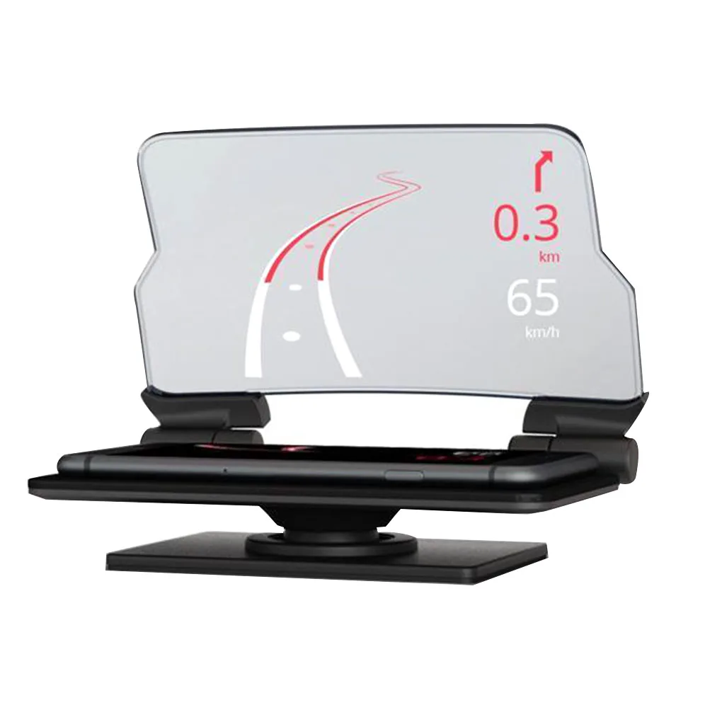 

Car GPS Holder HUD Head Up Navigation Display Smart Phone Car Holder Car Phone Holder Stand Projector for All Vehicles