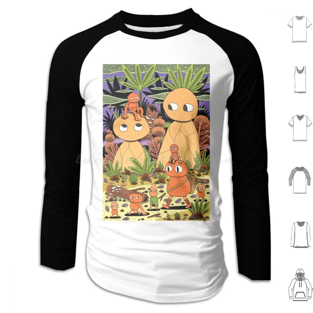 Толстовки с изображением пиломника длинными рукавами люди кристаллы