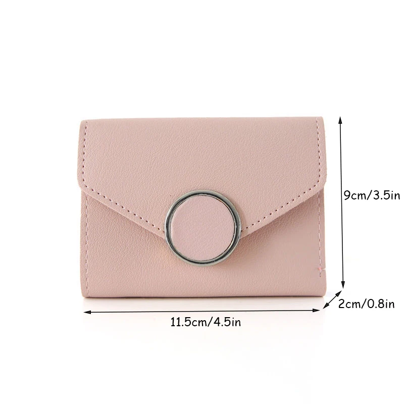 Wholesale Women Wallet Three Fold 0 Letter Lady Student Purse Cute Fashion Wallet Credit Card Bank Card Bus Card Purse Gifts