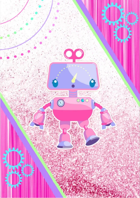 

Виниловый фон для фотосъемки с персонализированными блестящими роботами для вечеринки в честь Дня Рождения, 5 х7 футов, 220 см X 150 см