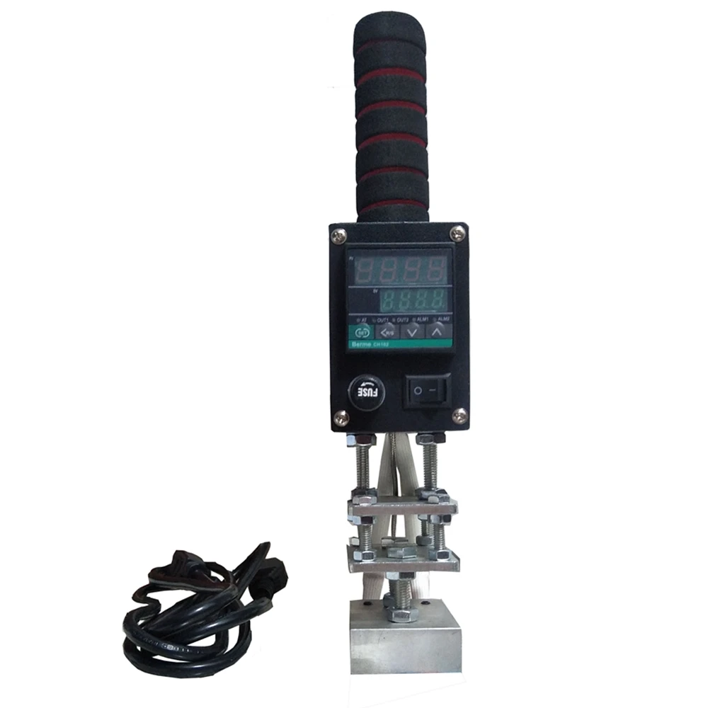 

Портативная ручная печатная машина с пользовательским логотипом, брендинг, железные деревянные фрукты, горячий штамп