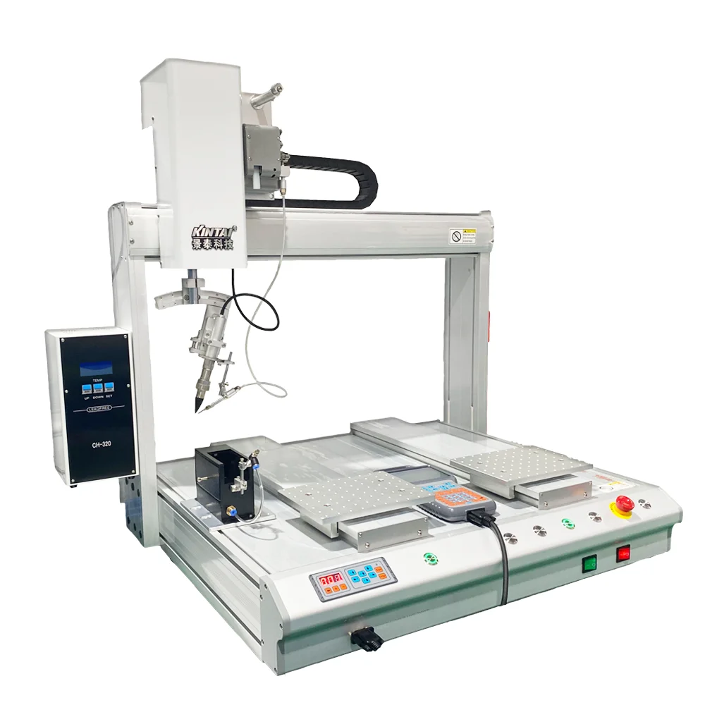 

Double Platform Desktop Robot 3 Axis Pcb Automatic Soldering Machine