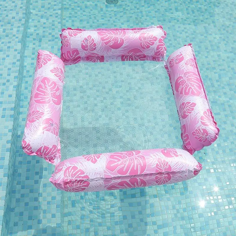 Надувные поплавки для бассейна 4-трубный шезлонг поплавок водный гамак