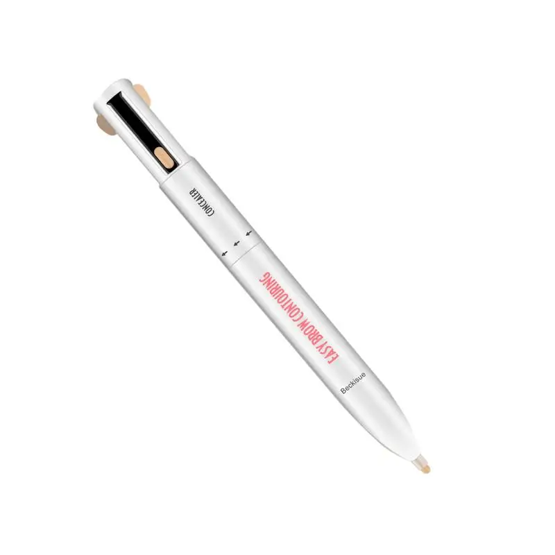 

4 In 1 Eyebrow Pencil 4 Color Rotating Waterproof Drawing Eye Brow Pencil Long Lasting Easy Color Eyebrow Pen Women Makeup Tool