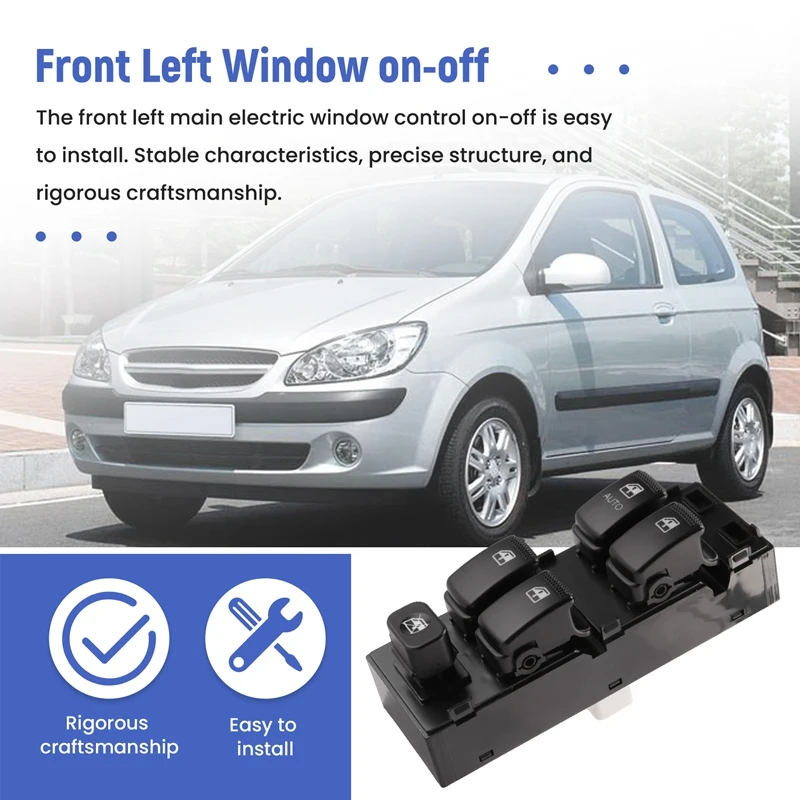 Переключатель управления стеклом для Hyundai Getz 2005 93570-1C110