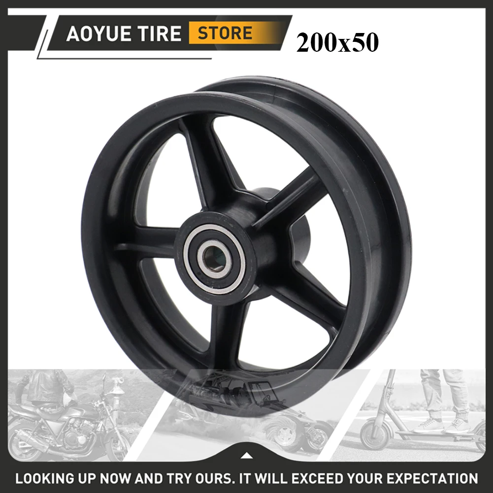 

Wheels 200x50 8 Inch Non-pneumatic Tyre Wheel Plastic Hub for Kugoo S1 S2 S3 C3 MINI Electric BIKE Solid Tire 200*50 Parts