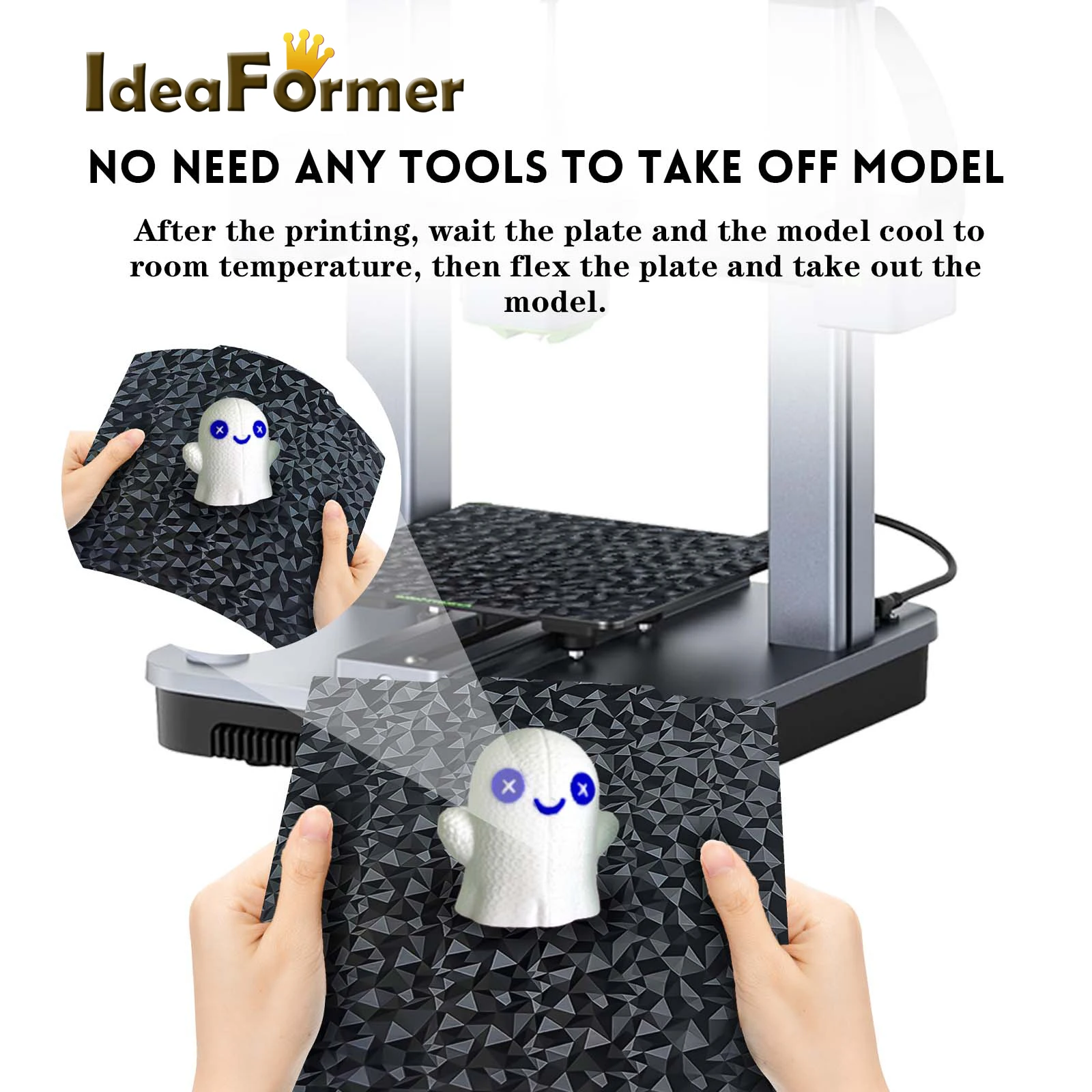 PEO-PET двухсторонняя гладкая пластина 184/230/235/257/310/410 мм магнитная для Bambulab/Ender-3 S1 CR10