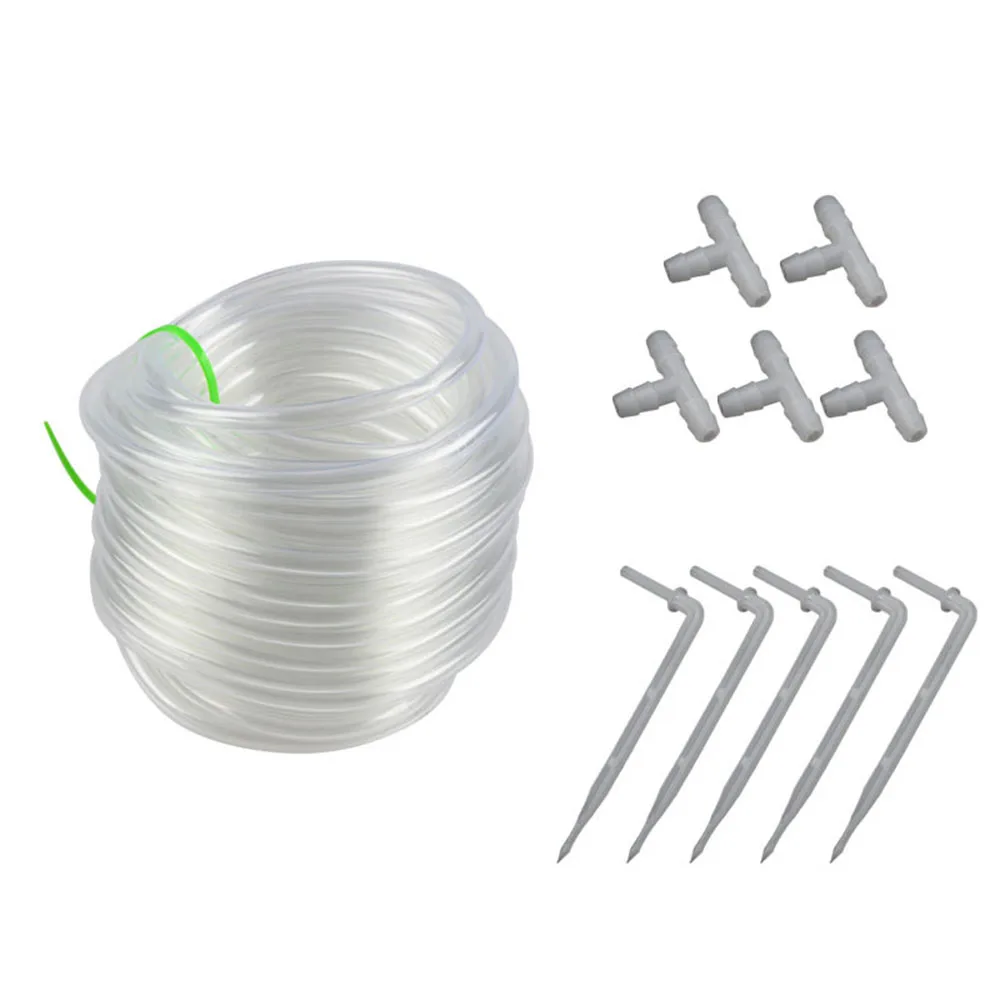 20M Automatic Watering Device Water Pipe Fitting Transparent Capillary Drip Irrigation Micro Spray Drop Arrow Watering Capillary