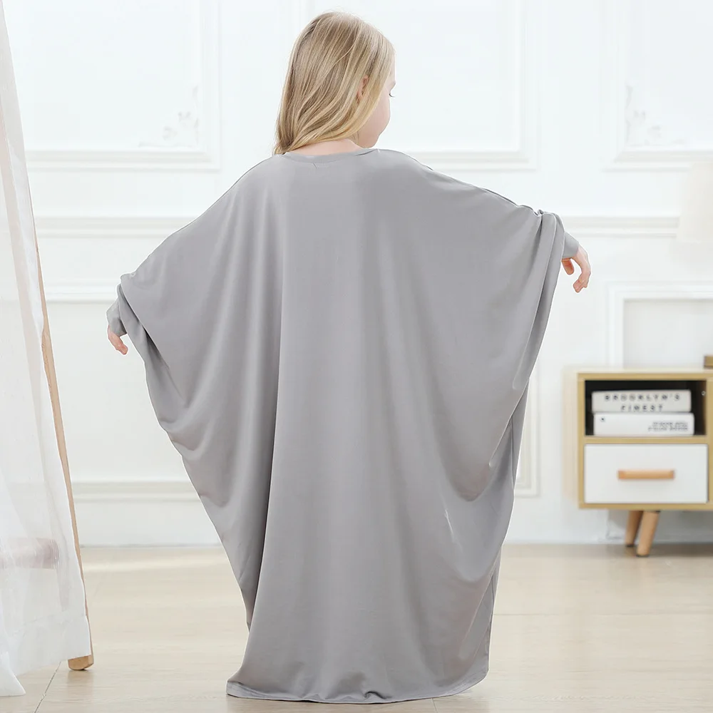 ИД Рамадан абайя детская свободная одежда для девочек мусульманский химар