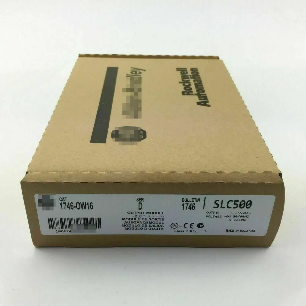 

Новый заводской герметичный выходной модуль AB 1746-OW16 SLC 500 SerD PLC 1746OW16