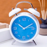 classic double bell alarm clock creative silent loud double bell for students 3d digital bell alarm clock