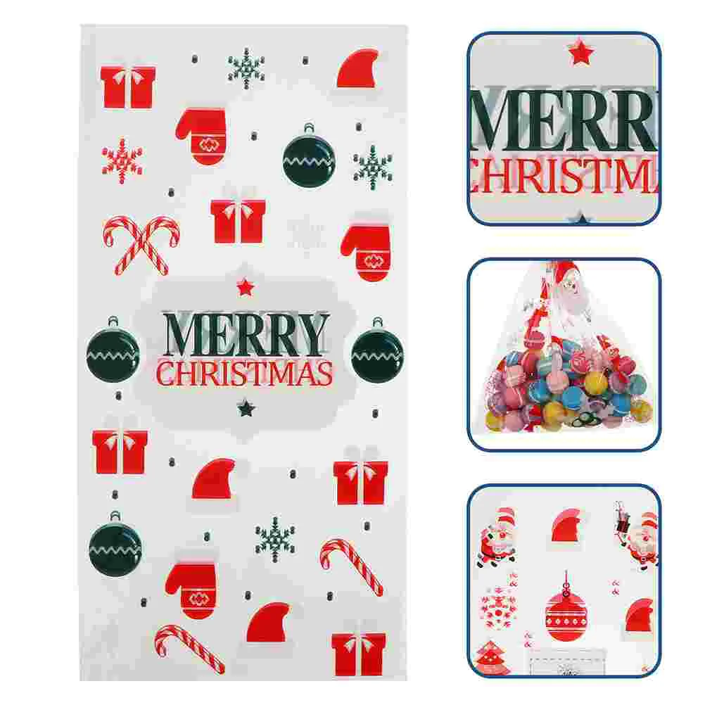 

200Pcs Bag Various Christmas Bag Treat Bags for Gift