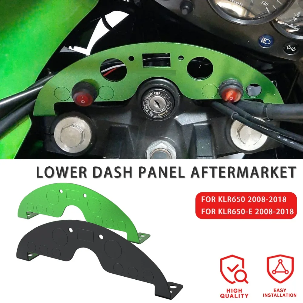 

Motorcycle Accessories Lower Dash Panel Aftermarket For Kawasaki KLR 650 KLR650E 2008-2018 2017 2016 2015 2014 2013 2012 2011