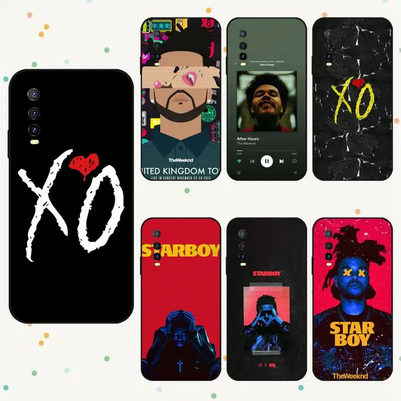 

The Weeknd XO Phone Case For Vivo Y20 Y21 V19 V17 V15 Y95 Y93 Y91 Y85 Y75 Pro X60 Nex Black Soft Silicone Cover