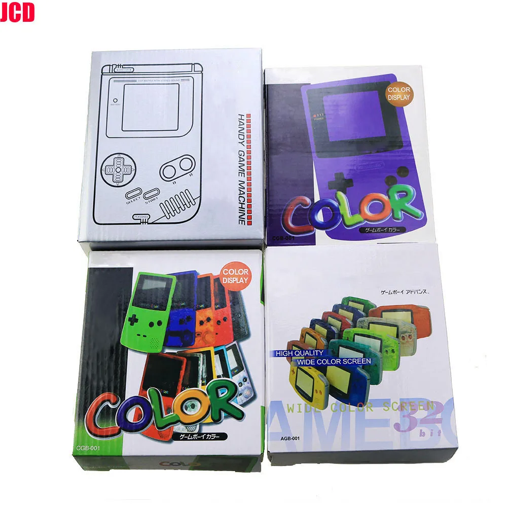 

JCD 1pc For GBA/GBC/GBA SP/GB DMG Game Console New Packing Box Carton for Gameboy Advance New Packaging protect box