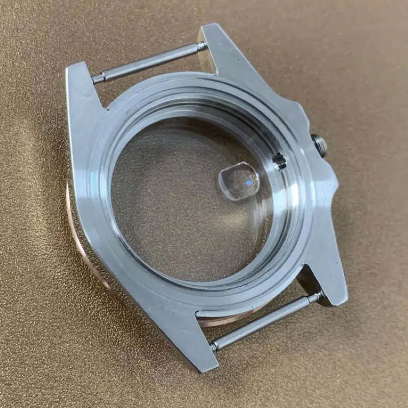 42mm SUB Watch Case Fits MIYOTO 8215 2813 Japan Automatic Movement 28.5mm-29mm Dial Sapphire Crystal Glass Men's Diving Cases