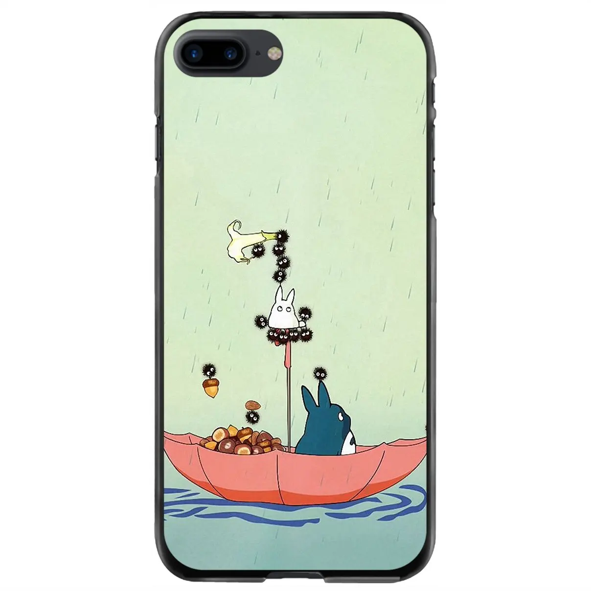 

Жесткий чехол для телефона Kawaii ghilii каракули для iPhone 11 12 13 14 Pro MAX Mini 5 5S SE 6 6S 7 8 Plus 10 X XR XS