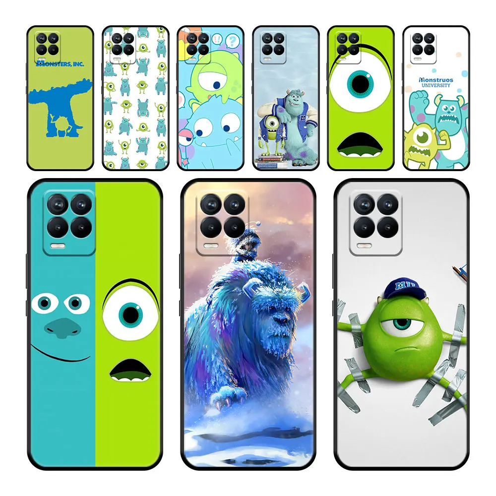 Мультяшные Чехлы Disney Monsters University Mr.Q для Oppo Realme GT Master C21y 9 5G C21 8i 8 7 Pro X50 Neo 2 |