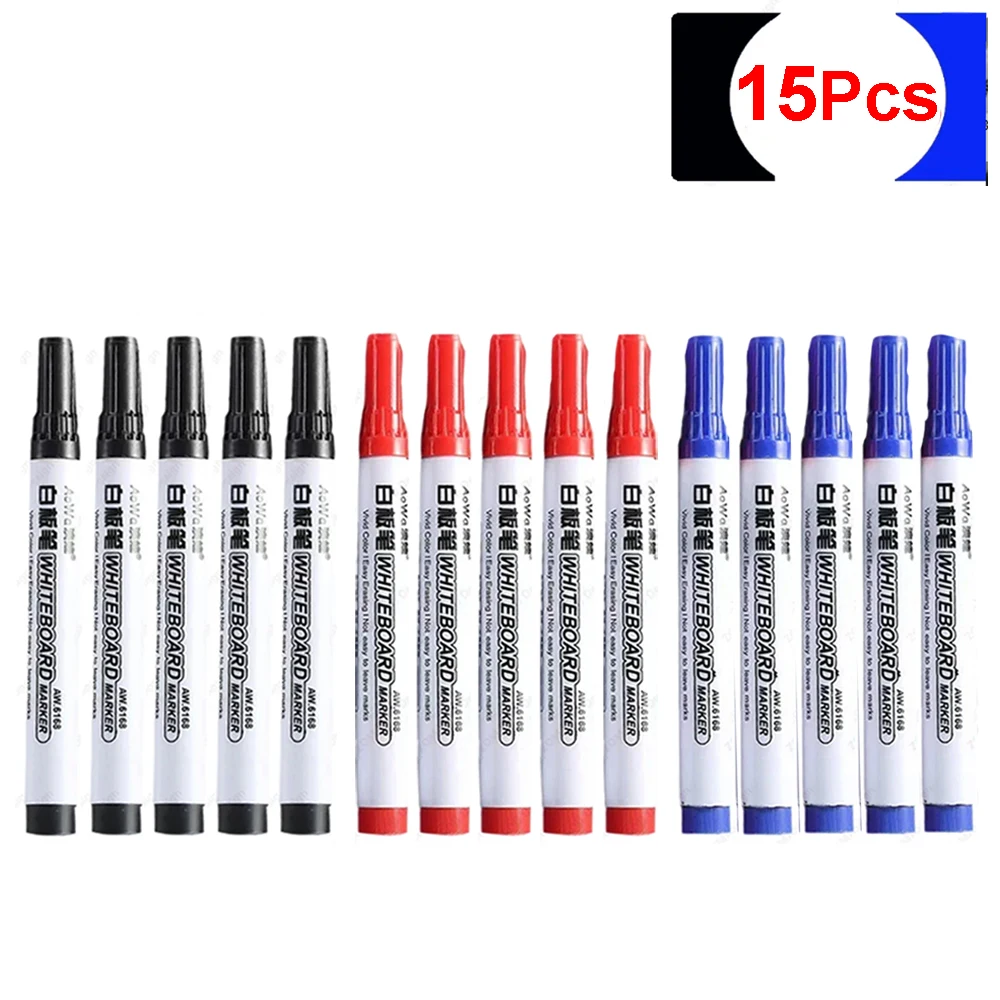 

Маркеры для доски 50 шт., черные/красные/синие