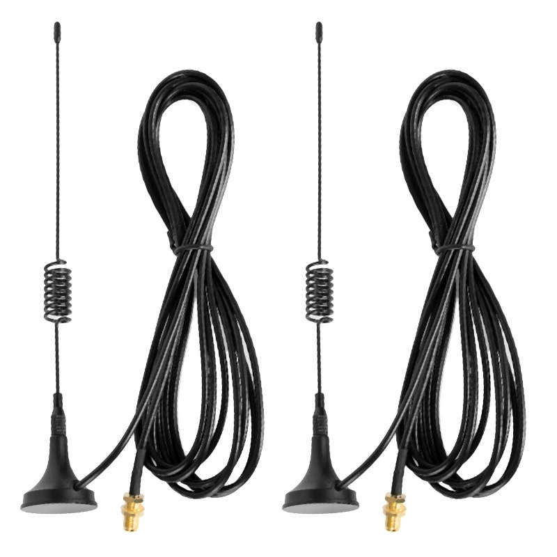 

2X SMA-F UHF 400-480Mhz UV5R Walkie Talkie Antenna For Quansheng Baofeng 888S