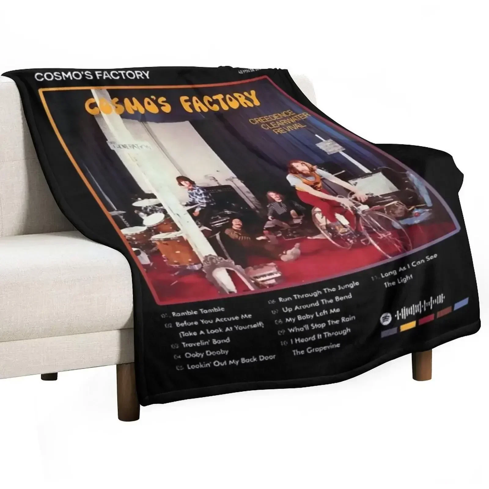 Creedence Clearwater Revival - Cosmo's Factory Tracklist Album (1) Плед Симпатичные клетчатые