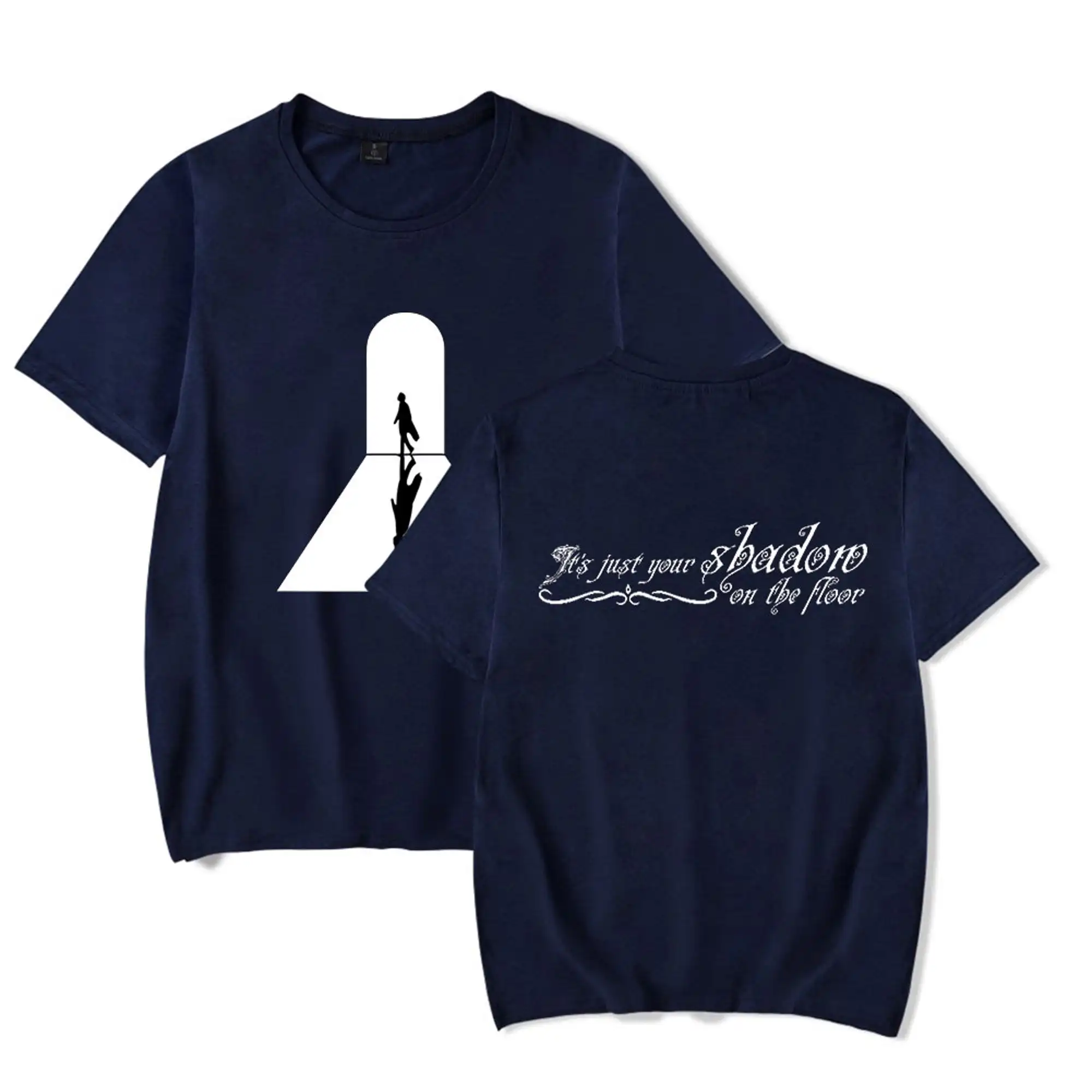 Футболка Livingston Shadow Lyric Merch для женщин и мужчин повседневные футболки с круглым