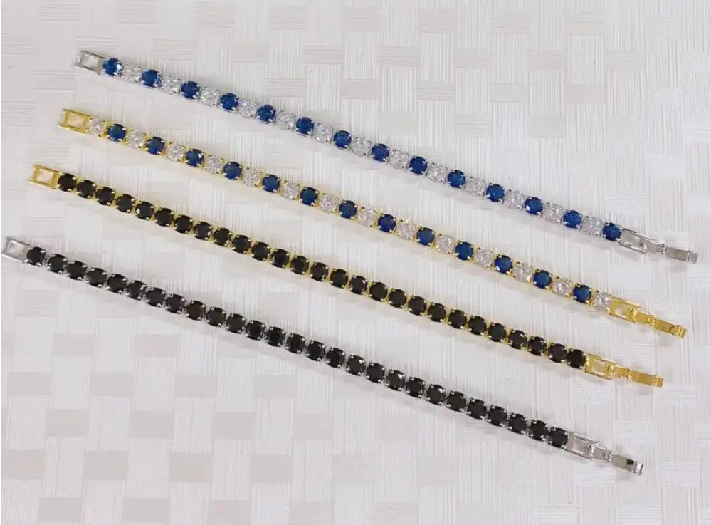 

Женский браслет из латуни с фианитом, 1 шт.