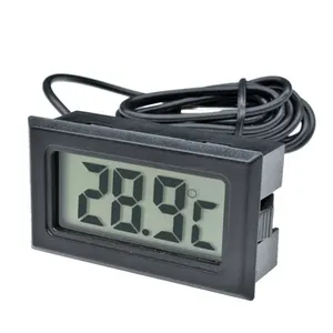 Digital LCD Thermometer With Probe For Freezer Temperature -50~110 Degree Refrigerator Fridge Terrarium Fish Tank Thermometer