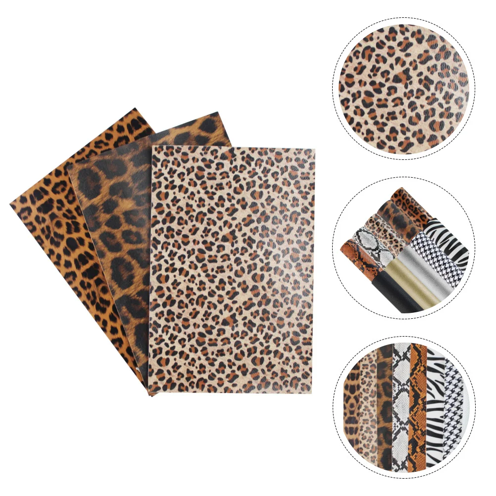 

10 шт., простыни из искусственной кожи с принтом